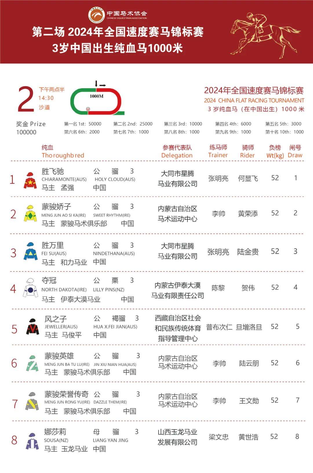 中国十大赛马比赛2026年本年度热度口碑双榜对比